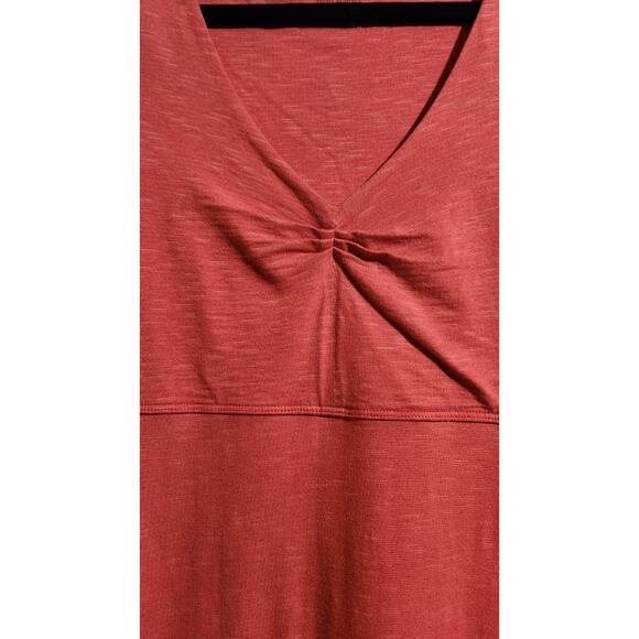 Toad & Co Rosemarie Dress Womens Small V-neck Organic outdoor Camping Cap Sleeve - Picture 5 of 11